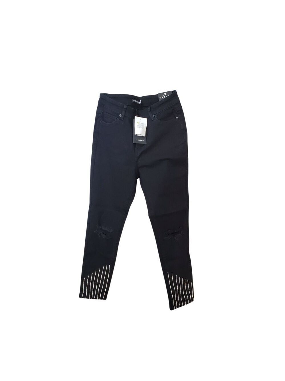 NWT Fashion Nova Jeans, blak color. size 9